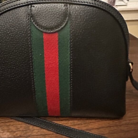 NWT Gucci Ophidia Small Web leather Dome Crossbody bag - Picture 6 of 11